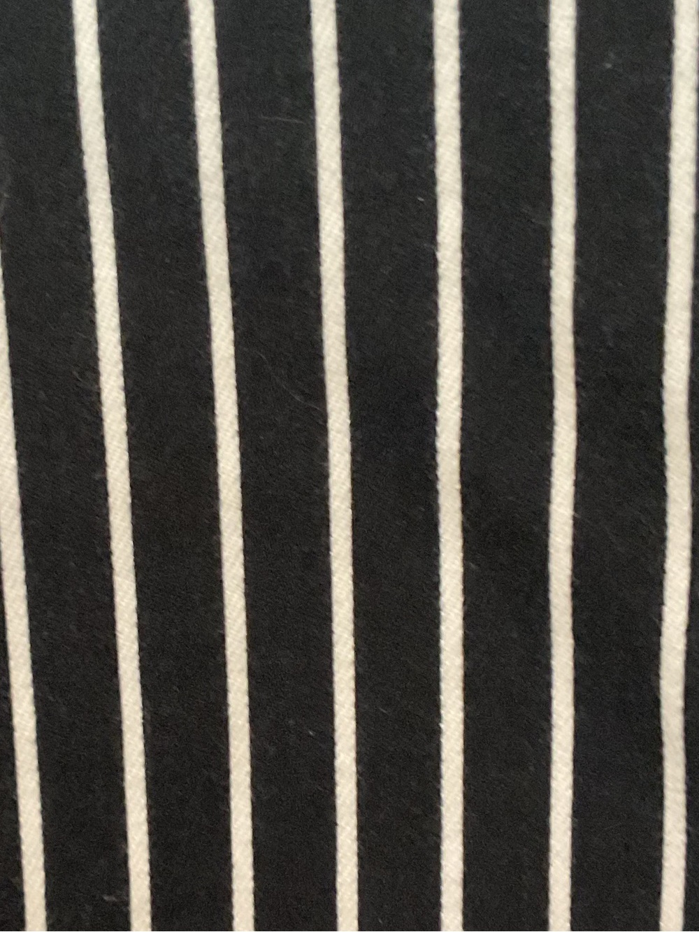 Chico’s Platinum Black and White Striped Denim Ankle Jeans Size .5 Reg 6 - Picture 9 of 12